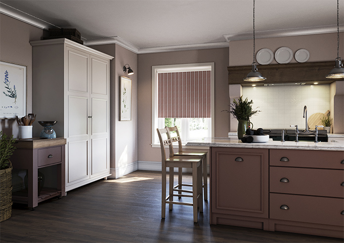Form Striped, Evening Rose - Twist&Fit Roller Blind - Image 7